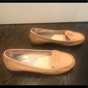 Michael kors nude loafers- size 6